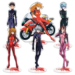 6 Styles EVA/Neon Genesis Evangelion Acrylic Anime Standing Plates