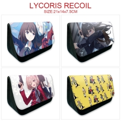 4 Styles Lycoris Recoil Cartoon Anime Pencil Bag