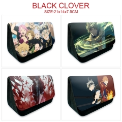4 Styles Black Clover Cartoon Anime Pencil Bag