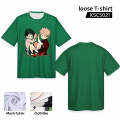 My Hero Academia/Boku no Hero Academia Cosplay Decoration Cartoon Print Anime Cardigan T Shirt For Kids And Adult