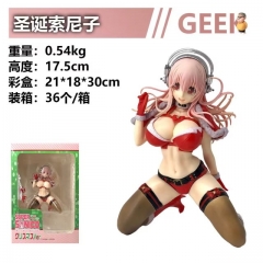 17.5CM Super Sonico Anime Sexy Girl Figure Toy
