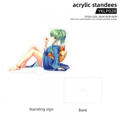 15CM Touhou Project Anime Acrylic Standing Plates