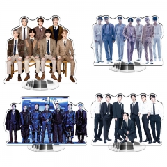 4 Styles 11CM K-POP BTS Bulletproof Boy Scouts Acrylic Standing Plates