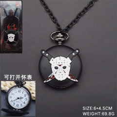(With Light) 2 Styles Friday the 13th Cartoon Cute Anime Alloy Watch Clock