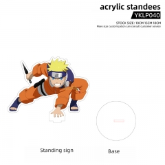 3 Sizes Naruto Anime Acrylic Standing Plates