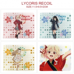 6 Styles Lycoris Recoil Cartoon Anime Wallet Purse