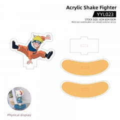 10CM Naruto Anime Acrylic Shake Fighter Standing Plates