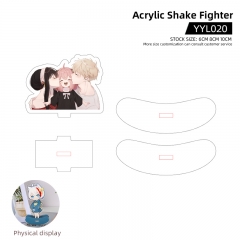 10CM Spy x Family Anime Acrylic Shake Fighter Standing Plates