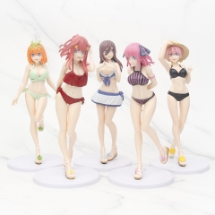 5PCS/SET 20CM The Quintessential Quintuplets Anime Figure Toy
