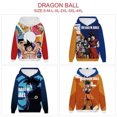 5 Styles Dragon Ball Z Cartoon Anime Hooded Hoodie
