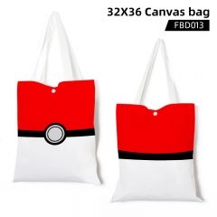 Pokemon Pikachu Anime Canvas Bag Tote Bag