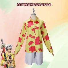 One Piece Cosplay Anime Costume Shirt+Shorts Set