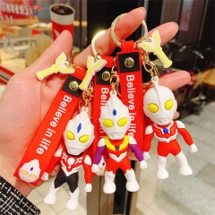 3 Styles Ultraman Anime Keychain