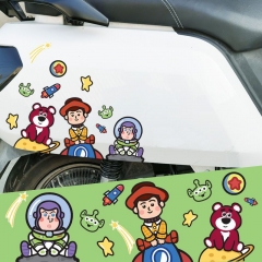3 Styles Toy Story Cartoon Anime Car Sticker