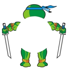 4 Styles Teenage Mutant Ninja Turtles Cartoon Anime Car Sticker