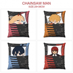 4 Styles 29x38CM Chainsaw Man Anime Plush Pillow