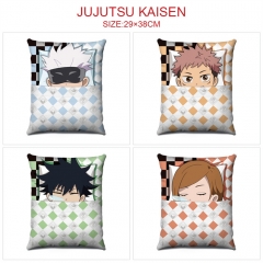 8 Styles 29x38CM Jujutsu Kaisen Anime Plush Pillow