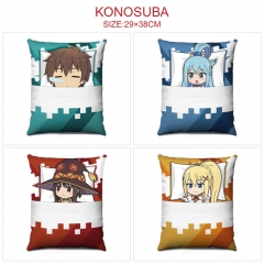 4 Styles 29x38CM Kono Subarashii Sekai ni Shukufuku wo! Anime Plush Pillow