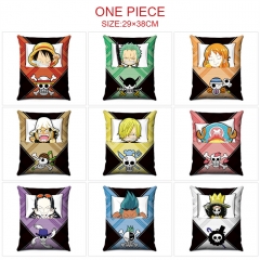 9 Styles 29x38CM One Piece Anime Plush Pillow