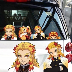 4 Styles Demon Slayer: Kimetsu no Yaiba Cartoon Anime Car Sticker