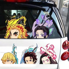 5 Styles Demon Slayer: Kimetsu no Yaiba Cartoon Anime Car Sticker