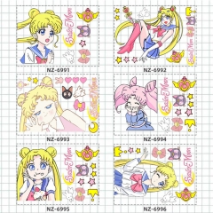 6 Styles Pretty Soldier Sailor Moon Cartoon Anime Car Sticker