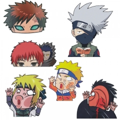 9 Styles Naruto Cartoon Anime Car Sticker