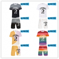 10 Styles Lycoris Recoil Cosplay 3D Digital Print Anime T Shirt + Pants Set