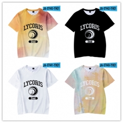 10 Styles Lycoris Recoil Cosplay Short Sleeve T Shirt