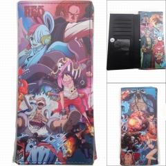 One Piece Cartoon PU Purse Anime Long Wallet