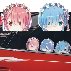 2 Sizes Re: Zero/Re:Life in a Different World from Zero Cartoon Anime Car Sticker