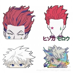 4 Styles HUNTER×HUNTER Cartoon Anime Car Sticker