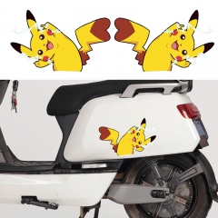 2 Styles Pokemon Pikachu Cartoon Anime Car Sticker