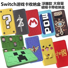 25 Styles Super Mario Bro Pikachu Switch Game Cassette Lite OLED  Portable Card Box