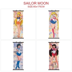 60*170CM 6 Styles Pretty Soldier Sailor Moon Wallscrolls Anime Wall Scroll