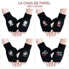 6 Styles La Casa de Papel /Money Heist Cartoon Anime Gloves