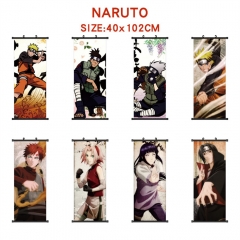 40*102CM 9 Styles Naruto Wallscrolls Anime Wall Scroll