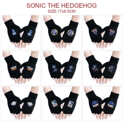 12 Styles Sonic The Hedgehog Cartoon Anime Gloves