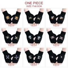19 Styles One Piece Cartoon Anime Gloves