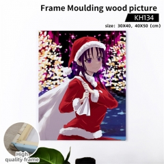 Pretty Cure Cosplay Decoration Cartoon Anime Photo Frame Moulding Wood Picture（30*40cm)