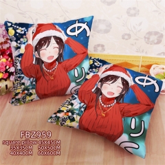 Rented Girlfriend Cosplay Decoration Cartoon Anime Sequins Pillow（60*60cm)）