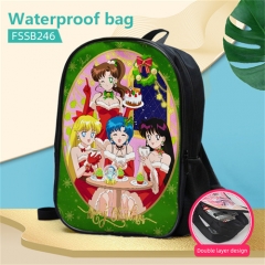 Pretty Soldier Sailor Moon Cosplay Cartoon Waterproof Backpack Anime School Bag
