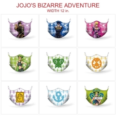 9 Styles JoJo's Bizarre Adventure Color Printing Anime Mask