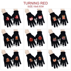 11 Styles Turning Red Cartoon Anime Gloves