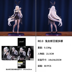 21.5CM Re: Zero/Re:Life in a Different World from Zero Bunny Girl Echidna Anime PVC Figure Toy