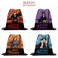 6 Styles Bleach Cosplay Cartoon Anime Drawstring Bags