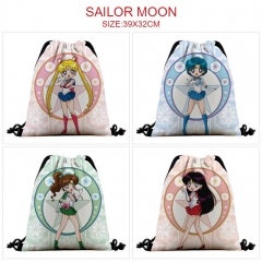 5 Styles Pretty Soldier Sailor Moon Cosplay Cartoon Anime Drawstring Bags