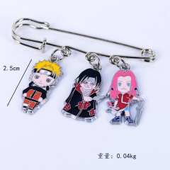 3 Styles Naruto Anime Alloy Brooch And Pin