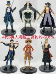 6PCS/SET 20CM One Piece 4 Generation Anime PVC Figure Toy