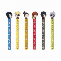 6 Styles Naruto Cartoon Anime Plastic Ruler